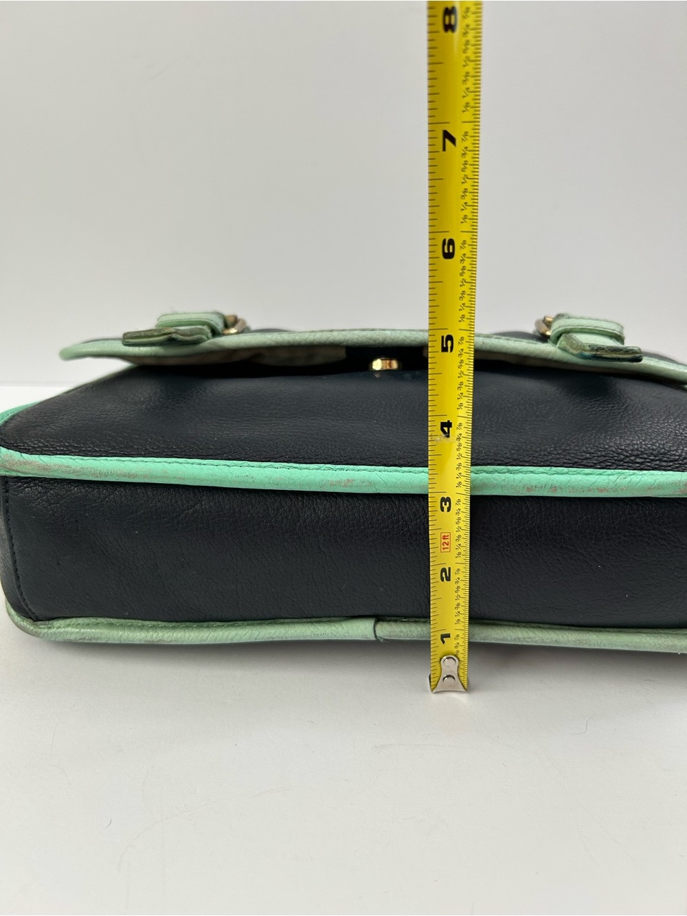 Cynthia Rowley - Leather Messenger Bag. Project Bag! - Picture 12 of 16